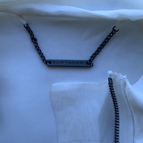 Ellie Tahari Sheer Jacket Overlay - Picture 6 of 6